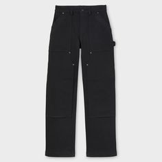 Women's Double Flex Denim Relaxed Leg Jeans Stretch Utility Jeans For Fall, Mid-rise Washed Black Jeans For Work, Washed Black Mid-rise Jeans For Workwear, Stretch Utility Full-length Jeans, Stretch Utility Jeans Full Length, Stretch Full-length Utility Jeans, Urban Straight Leg Work Pants For Fall, Stretch Cotton Jeans For Work, Urban Style Straight Leg Work Pants For Fall