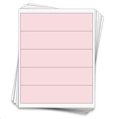 pink lined notepads on white background