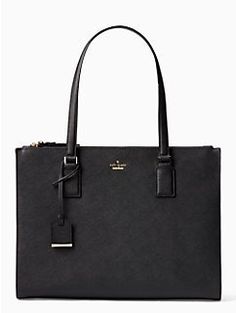 cameron street jensen by kate spade new york Boxy Bags, Street New York, Genuine Leather Handbag, Black Shoulder Bag, Genuine Leather Bags