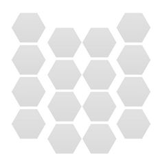 hexagons are arranged in the same pattern