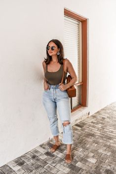 Chique Outfits, Body Suit Outfits, Casual Styles, Fashion Blogger Style, Trend Fashion, Outfits Casual, Mom Outfits, Casual Summer Outfits