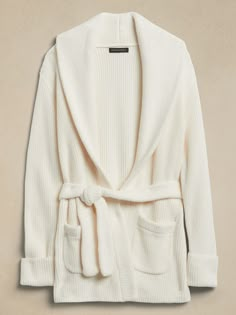 Soli Shawl Collar Cardigan | Banana Republic Unrealistic Wishlist, Minimalistic Outfits, Cosy Autumn, Cozy Clothes, Long Black Cardigan, Shawl Collar Cardigan, Cardigan White, Organic Cotton Yarn, Shawl Cardigan