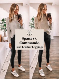 How To Style A Cardigan, Leather Leggings Look, Faux Leggings, Leather Leggings Outfit, Leather Pants Outfit, Fashion Jackson, Legging Outfits, Project Runway