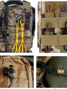 Bird in Bag - High-Quality 4-Piece Multi-Purpose Elastic Strap Set with Tactical Antenna Finishing Buckles - Ideal for Molle Attachments, Tactical Backpacks, and Outdoor Gear Storage - Versatile Tactical Bag Accessories for Enhanced Utility and Black, Sleek Design Cool Tactical Gear, Outdoor Gear Storage, Organizing Items, Outdoor Survival Gear, Molle Accessories, Gear Design, Gear Storage, Emergency Preparedness Kit, Combat Gear