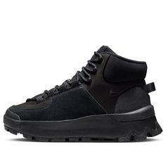 (WMNS) Nike City Classic Boots 'Black Anthracite' DQ5601-003 Classic Boots, Boots Black, Black Boots, Men's Fashion, Nike, Boots, Black