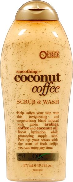 NEW OGX® Coconut Coffee Body Cream is infused with exotic arabica coffee and coconut oil, this amazingly smoothing and moisturizing blend will help soften and firm your skin. You can enjoy the fresh scent of coffee any time during the day and boost hydration to reveal your most beautiful-looking skin! Ogx Coconut Coffee, Coffee And Coconut Oil, Coconut Coffee Scrub, Ogx Coconut, Coffee Body Scrub, Coconut Coffee, Daily Skincare Routine, Beauty Bath, Diy Body Care