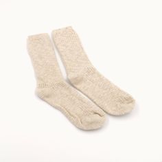 These natural, cotton blend socks are romantically rustic and can be worn scrunched or folded. Materials: 90 Cotton 8 Polyester 2 Spandex Sizing: One size fits most (US women's size 6-10) Care Instructions: Machine wash cold / Tumble dry low / Do not iron / Do not bleach Due to socks' personal nature and to keep the highest standard of cleanliness, we do not accept returns or exchanges on socks. It is very important to us that each customer always receives a pair of brand new socks! Made in Sout Soft Beige Winter Socks, Cozy Soft Beige Socks, Warm Casual Beige Socks, Casual Warm Beige Socks, Warm Beige Socks For Winter, Casual Beige Socks For Fall, Warm Beige Winter Socks, Snug Beige Socks For Fall, Cozy Beige Socks For Winter