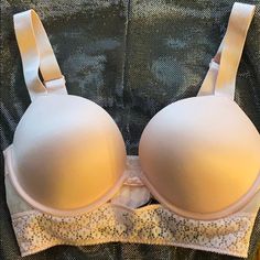 This Push Up Bra Adds One Cup Size, Has A Stretchy Lace Band That Goes All Around The Base, Has Wide, Durable Straps, In A Pastel Pink Color, Perfect For The Warmer Weather! New Without Tags, Bought Wrong Size Feminine Stretch Push-up Bra, Victoria's Secret Push-up Bra With Padded Cups, Victoria's Secret Padded Push-up Bra, Victoria's Secret Full Coverage Bra With Removable Pads, Victoria's Secret Stretch Low-cut Bra, Feminine Stretch Bra Partially Lined, Victoria's Secret Feminine Bra With Removable Pads, Feminine Stretch Bra By Victoria's Secret, Feminine Victoria's Secret Bra With Removable Pads