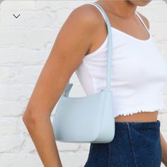 Small Faux Leather Shoulder Bag With One Strap, Zip Closure And Lining. Light Blue Under Arm Bag. All Accessories Are Final Sale. Fabrics: Shell: 100% Polyurethane, Lining: 100% Polyester Measurements: 9.5" (24 Cm) Length, 2" (5 Cm) Width, 5" (13 Cm) Height, 14.5" (37 Cm) Full Height Made In: China Nwt Pastel Blue Bag Outfit, Blue Faux Leather Shoulder Bag, Trendy Light Blue Leather Bag, Trendy Leather Bag For Day Out, Everyday Light Blue Shoulder Bag With Zipper, Blue Faux Leather Shoulder Bag For Everyday Use, Chic Light Blue Leather Shoulder Bag, Trendy Blue Bags For Day Out, Blue Faux Leather Bags For Daily Use