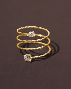 Introducing our exquisite Gold Wire Full Finger Ring, designed for those who appreciate statement jewelry. Crafted with precision, this Long Spiral Wire Ring in luxurious gold plating exudes elegance and sophistication. The unique spiral design gracefully wraps around your finger, adding a touch of glamour to your ensemble. Adorned with sparkling Cubic Zirconia accents, this 14K gold-plated ring truly stands out. Make a style statement and let your inner beauty shine with this one-of-a-kind and Gold Ring Modern Design, Sleek Ring Designs, Finger Rings Designs Gold, Gold Rings Women Unique, Unique Gold Jewellery, Unique Gold Rings Modern, Modern Gold Ring Design For Women, Spiral Rings Gold, Pure Gold Rings For Women