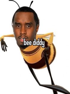 P Diddy Bee, P Diddy Funny Pfp, P Diddy Pfp, Skibidi Sigma Brainrot, Diddy Party Pfp, P Diddy Funny, Pfp Aesthetic Y2k, Brainrot Humor, Kaito Pjsk