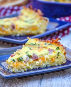 Ham and cheese hash brown crust quiche is a delicious take on a traditional quiche. This hearty breakfast features a delightful combination of flavors sure to please even the pickiest eaters. Ham And Cheese Quiche