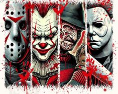 Horror Movie Killers, Horror Movie Tattoos, Movie Killers, Movie Tattoos, Horror Pictures, Spooky Halloween Party, Horror Movie Icons, Halloween Characters, Sublimation Ideas