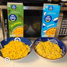 Mac & cheese lovers, assemble! The ranch & jalapeño flavors will be your newest go-to for easy dinners. Delicious & cheesy, your kids will love doing a taste-test to pick a fave.