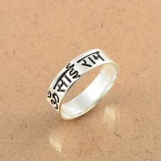 Kindly Contact us for bulk orders :- Whatsapp - +919351909090 Product :- Ring Metal :- 925 Sterling Silver Silver Weight - 7.50 gms Ring Size - As per buyers requirement. It's easy to create jewellry that's perfect for you. Change the materials to suit your style and budget:  Also it can be made of 14K, 18K white, yellow, rose gold, contact me and I can give you a price quote. Shipping information : ► Tracking number  ► Insurance  ► Expedited / Express shipping - check our "shipping upgrades" wh Spiritual Silver Engraved Stamped Ring, Silver Sterling Engraved Ring, Spiritual Style, Adjustable Silver Engraved Ring, Spiritual Style, Silver Symbolic Toe Rings, Traditional Silver Promise Ring, Symbolic Silver Engraved Round Ring, Symbolic Silver Sterling Engraved Ring, Spiritual Silver Stackable Rings Stamped 925, Silver Engraved Open Ring Symbolic Style