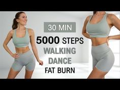 Dancing Fitness, Walk Exercise, Walk Workout, Dancing Workout At Home, Dance Exercise Videos, Dance Exercises, 5000 Steps Workout, Dance Fitness Workouts