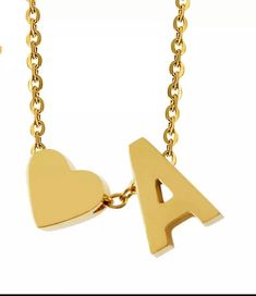 Made from 100% 18k Gold Plated with stainless steel. Handmade item All letter charms are made . Men's Necklace, Letter Charms, Initial Pendant, Letter Necklace, Lettering Fonts, Initial Necklace, Men Necklace, Gift Necklace, Dog Tag Necklace