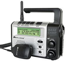 the radio is connected to an antenna and plugged in with a charger on it