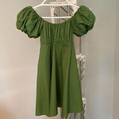 Nwt Abercrombie & Fitch Green Mini Dress With Puff Sleeves Petite Xxs Abercrombie And Fitch Green Mini Dress Size: Xxs Petite Color: Green Condition: New With Tags. Never Worn. Tags: Summer, Spring, Casual, Comfy, Dressy Green Puff Sleeve Midi Dress For Summer, Green Ruched Puff Sleeve Mini Dress, Green Midi Dress With Puff Sleeves For Summer, Green Puff Sleeve Dress For Summer, Green Puff Sleeve Mini Dress For Summer, Green Puff Sleeve Mini Dress For Brunch, Summer Green Ruched Puff Sleeve Dress, Green Ruched Puff Sleeve Summer Dress, Green Ruched Puff Sleeve Dress For Summer