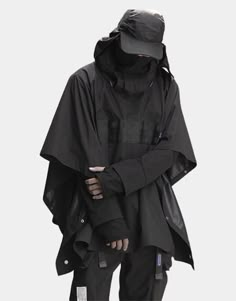 Shop the best tactical cloak made with resistant and light materials for a maximum comfort. ✅Sales up to 50% off with free worldwide shipping✅. Cyberpunk Style Men, Techwear Coat, Cyberpunk Jacket, Techwear Cyberpunk, Techwear Jacket, Cyberpunk Techwear, Techwear Outfits, Cyberpunk Clothes, Urban Ninja