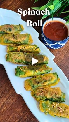 Palak Recipes Indian Snacks, Palak Recipes Indian, Amla Recipes, Palak Recipe, Spinach Rolls, Recipe For Kids, Recipes Indian, Very Interesting