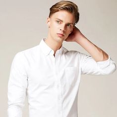 Elevate your professional look with our business casual slim fit shirt. Made of a comfortable blend of polyester and cotton, this shirt offers a modern and stylish fit perfect for any office setting. Upgrade your work wardrobe today! Benefits: Comfort & perfect fitting Gender: Men Season: All season Material: Polyester 75%, Cotton 25% Please check the size chart carefully before placing the order FOR MORE INFORMATION PLEASE CONTACT: antonioclothingstore@gmail.com FREE SHIPPING WORLDWIDE ON ALL O Slim Fit Cotton Business Shirt, Cotton Slim Fit Business Shirt, Solid Cotton Shirt For Office, Modern Cotton Shirt For Work, White Cotton Dress Shirt For Office, Casual Slim Fit Shirt For Office, Slim Fit Button-up Shirt For Business Casual, Modern Slim Fit Solid Shirt, Professional Cotton Slim Fit Shirt