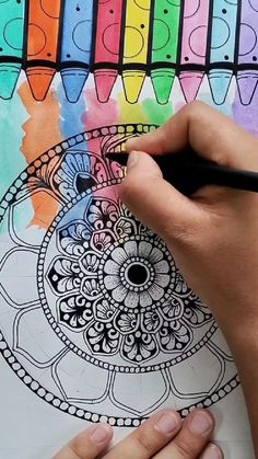 Mandala art simple