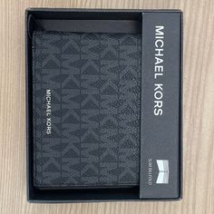 Like For Immediate Offers And Discounts. Black Bifold Wallet With Logo, Black Rectangular Wallet With Logo, Black Rectangular Wallets With Logo, Black Business Wallet With Logo, Michael Kors Rfid Blocking Rectangular Wallet, Michael Kors Bifold Wallet With Card Slots, Michael Kors Rfid-blocking Rectangular Wallet, Michael Kors Black Wallet For Everyday Use, Michael Kors Rfid-blocking Wallet