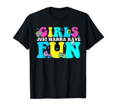 PRICES MAY VARY. Awesome 80's Girls Just Wanna Have Fun 1980s shirt, Show your love the 1980's with this cute just a girl who loves the 80's top for women or girls, perfect 80's party top, 80's costume or 80's gift for 1980 themed birthday parties or parties Awesome 80's Girls Just Wanna Have Fun 1980s Tshirt. Makes the perfect 80's party accessory or costume for 80's fans of any age. Lightweight, Classic fit, Double-needle sleeve and bottom hem 80's Costume, 80s Humor, 80's Party, 80s Costume, Girls Just Wanna Have Fun, Retro Girls, Party Tops, Top For Women, The 80's