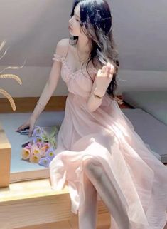 Pastel Pink Aesthetic Outfits, Pink Soft Girl Aesthetic, Pink Aesthetic Dress, Princess Dress Aesthetic, Princesscore Fashion, Dti Theme, Princess Vintage, Pink Princess Dress, Fairycore Dresses