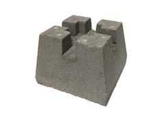 an object made out of concrete blocks on a white background