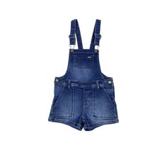 Denim short overalls Denim Blue Shortalls With Pockets, Casual Denim Overalls In Short Length, Casual Short Length Denim Overalls, Casual Short-length Denim Overalls, Spring Shortalls With Pockets, Casual High-waisted Shortalls With Pockets, Denim Blue Shortalls For Spring, Denim Overalls With Pockets In Short Length, Denim Overalls With Pockets Short Length