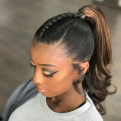 Tan Skin Blonde Hair, American Hairstyles, Easy Hairstyles For Medium Hair, Ponytail Hair Extensions, Braided Ponytail Hairstyles, Hair Ponytail Styles, Ponytail Hair