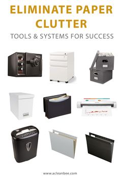 the ultimate guide to eliminating paper clutter tools and systems for success