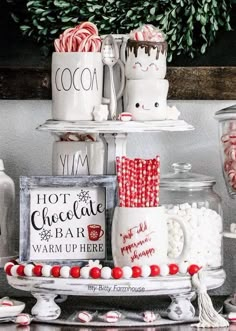 a table topped with lots of candy and candies