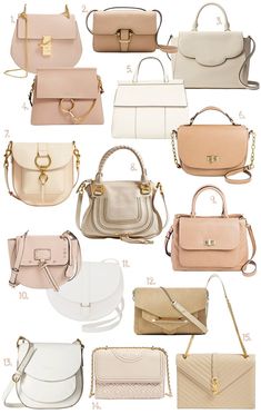 Neutral Handbag, Spring Handbags, Saddle Handbags, Purse Collection, Beige Handbags, Summer Purses, Dream Bag