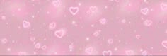 a pink background with hearts on it