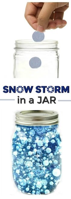 Snow Storm In A Jar, Storm In A Jar, Wallpapper Iphone, Winter Science, Preschool Winter, Kid Experiments, Winter Preschool, Kids Science