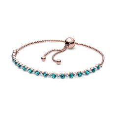 Pandora Turquoise Sparkling Slider Tennis Bracelet: Precious Accents, Ltd. Pandora Tennis Bracelet, Pandora Chain Bracelet, Macrame Gemstone, Chokers Necklace, Bracelets Macrame, Pandora Rose, Charms Pandora, Bracelets Ideas, Diy Gemstone