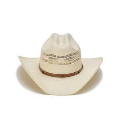 Travel in style with LA NETA's Stampede collection hat. Constructed with a bangora straw material, this 4 inch brim hat offers certified protection from the sun. With its genuine leather band partnered with mini studs, you can be sure of a stylish and secure fit. An X-Comfort sweatband enables premium breathability and moisture-wicking comfort. Affordable Adjustable Cowboy Hat For Vacation, Cheap Snapback Hat With Curved Brim For Vacation, Cheap Flat Brim Snapback Hat For Spring, Cheap Adjustable Classic Cowboy Hat, Cheap Casual Adjustable Cowboy Hat, Cheap Adjustable Casual Cowboy Hat, Cheap Adjustable Country Style Hats, Cheap Adjustable Cowboy Hat, Affordable Summer Brimmed Snapback Hat