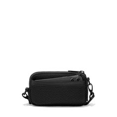 Breathable. Cushiony. Durable. Our lightweight crossbody bag for travel has you covered. Designed for daily adventures and travel too, this black Air Mesh sling bag keeps essentials within reach without weighing you down. Drape it across your chest, on your shoulder, or around your neck for the ultimate way to float through your day. Features interior and exterior pockets, an elastic loop, card slots, and a secure zipper closure, it keeps your stuff safe and organized anywhere. Nylon Crossbody Camera Bag With Removable Pouch, Dagne Dover Mara Phone Sling, Functional Nylon Shoulder Camera Bag, Modern Rectangular Camera Bag For On-the-go, Nylon Anti-theft Crossbody Bag, Dagne Dover, Bag For Travel, Crossbody Bags For Travel, Small Crossbody