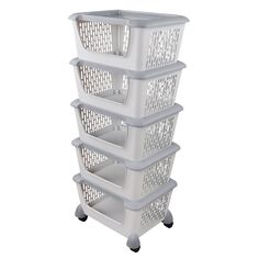 PRICES MAY VARY. Individual dimensions are 18.42" x 14.48" x 9.25", total height is 45.2", 5 baskets total Made of high quality plastic, durable and easy to clean Detachable, each basket has a lid, the basket can be used alone and the basket is a front opening design for easy access to items Stable stacking, and has wheels, easy to move Suitable for many occasions, It can be a laundry basket that can classify dirty clothes, or storage tools in the garage, toiletries in the bathroom, fruits, vege Laundry Basket Tower, Laundry Sorter Small Space, Laundry Room Storage Baskets, Laundry Dirty Clothes Storage, Laundry Basket Organizer, Laundry Basket Shelf, Laundry Room Basket Shelves, Laundry Basket Ideas For Small Spaces, Laundry Bin Storage