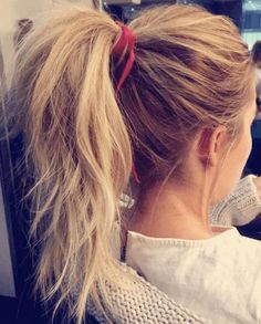 Volume Ponytail, Kristin Ess Hair, Weekend Hair, Kristin Ess, High Ponytail Hairstyles, Cute Ponytails, Ponytail Wig, Editorial Hair