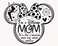 mickey mouse with the words i'm a disney mom