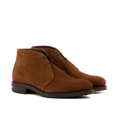 Ambrogio 3624 Bespoke Custom Men's Shoes Brown Suede Leather Chukka Boots (AMB1455)-AmbrogioShoes Business Shoe, Brown Chukka Boots, Gatsby Hat, Mens Chukkas, Jodhpur Boots, Suede Chukka Boots, Suede Chukkas, Leather Chukka Boots, Gentleman Shoes