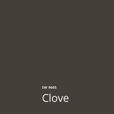 an image of a black and white photo with the words clove on it's side