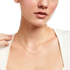 You'll enjoy the style versatility of this dainty and shimmering wheat chain necklace in solid 14K gold. Created in solid 14K gold This 0.85mm-wide wheat chain complements every style and occasion with ease. Looks great solo, layered with other chains and necklaces or paired with your favorite charm. The 18.0-inch necklace secures with a lobster claw clasp. Minimalist Everyday Necklace With Wheat Chain, Minimalist Wheat Chain Necklace For Everyday, Minimalist Everyday Wheat Chain Necklace, Classic Wheat Chain Necklace As Gift, Classic Wheat Chain Necklace For Gift, Elegant Wheat Chain Necklace As Gift, Elegant Wheat Chain Necklace For Gift, Minimalist Wheat Chain Necklace As A Gift, Minimalist Wheat Chain Necklace As Gift