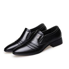 Material: RubberStyle: Soft Leather, Mature, Business BreathableType: Slip-On, Solid, Oxfords, Flats, Fashion Heel Shoes, LoafersMaterial: PUToe Shape: Pointed Toe Black Pointed Toe Dress Shoes For Summer, Black Slip-on Dress Shoes For Summer, Elegant Black Summer Dress Shoes, Elegant Black Dress Shoes For Summer, Black Fitted Dress Shoes For Office, Fitted Black Dress Shoes For Office, Fitted Black Dress Shoes For Business Casual, Elegant Black Dress Shoes For Spring, Black Formal Dress Shoes For Spring