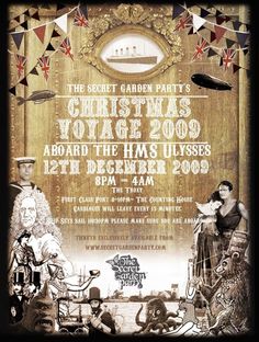 the secret garden party's christmas voyage 2009 is set to be held in december