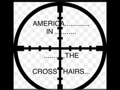 the crosshairs logo is shown in black and white, with an arrow pointing towards it